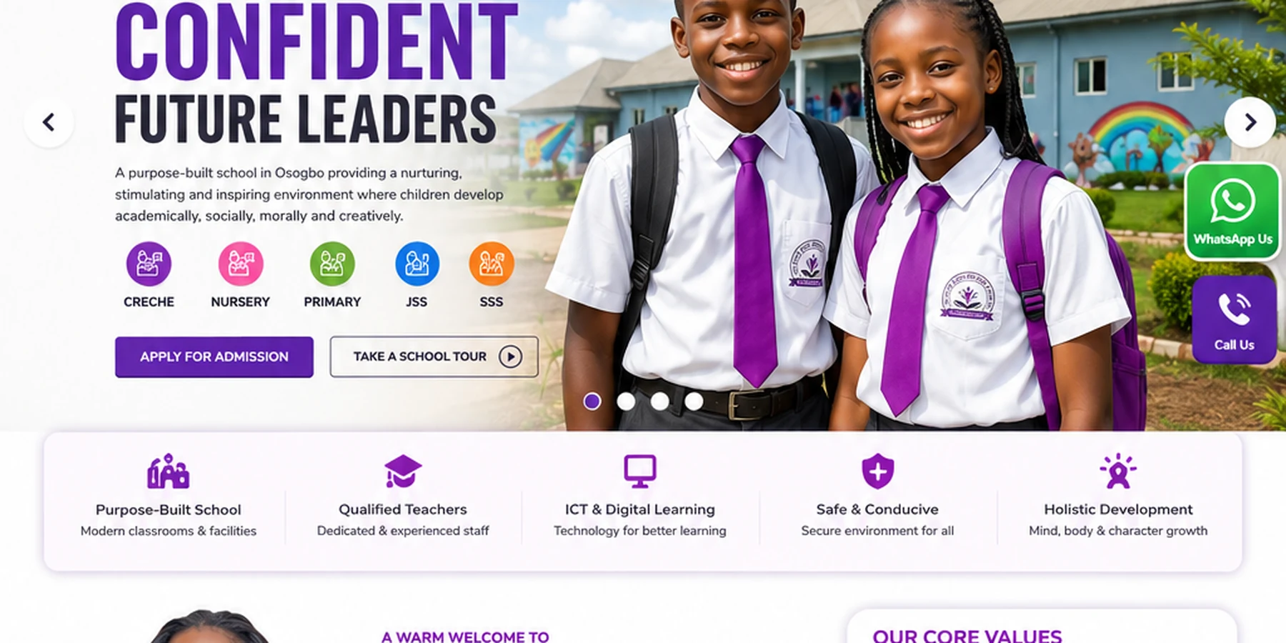 AI-generated Nigerian school learning and student activity scene
